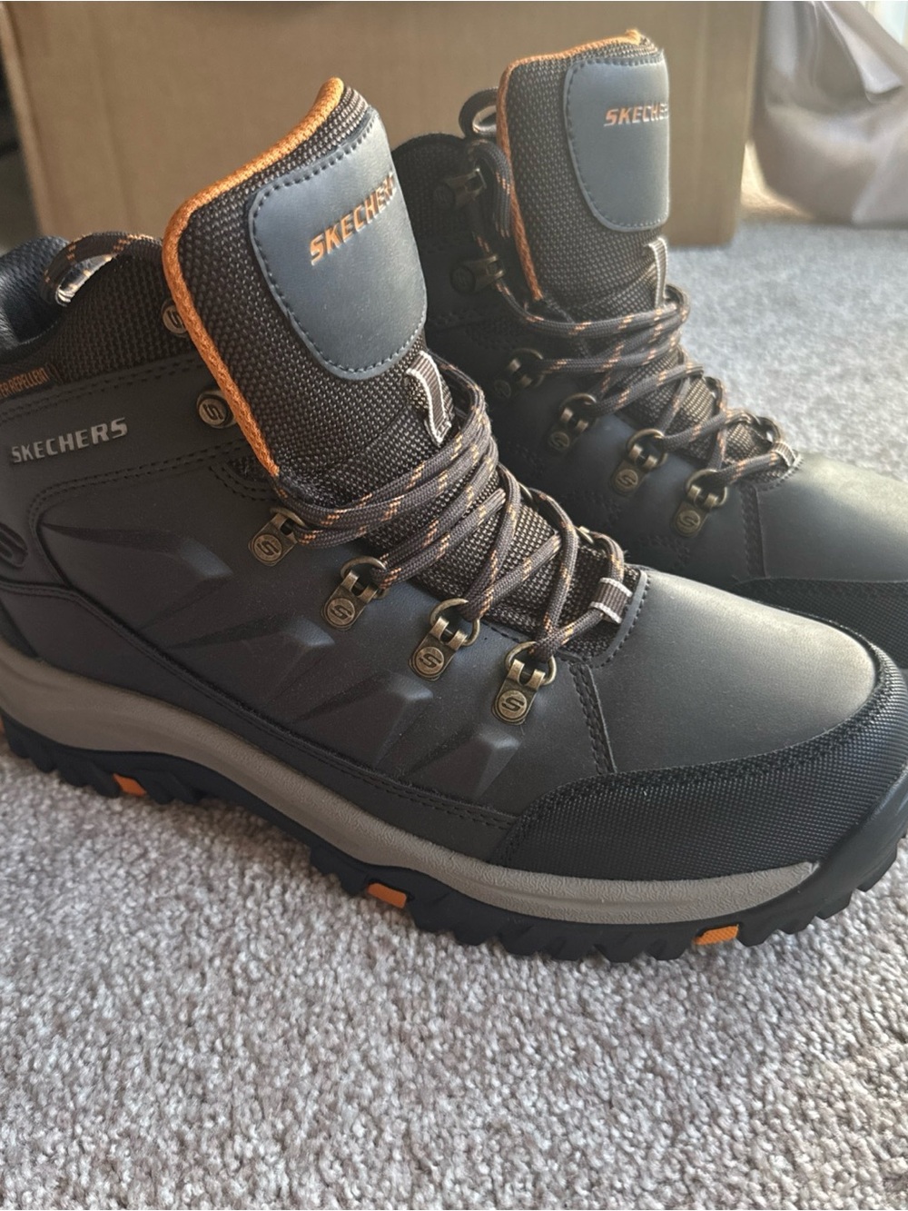 Skechers Relment Daggett Hiking Boots Men’s 7.5 New Without Box